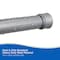 Kenney Mfg Twist & Fit No Tools Spring Tension Shower Curtain Rod, 42-72in, Silver KN609L/13V1 - alternate 9